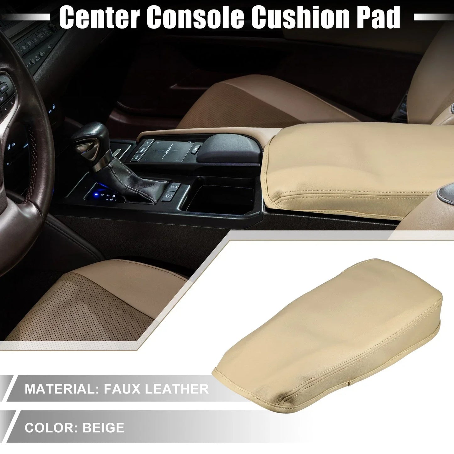 Center Console Armrest Cover for Lexus ES330 ES350 (2005-2009) Beige