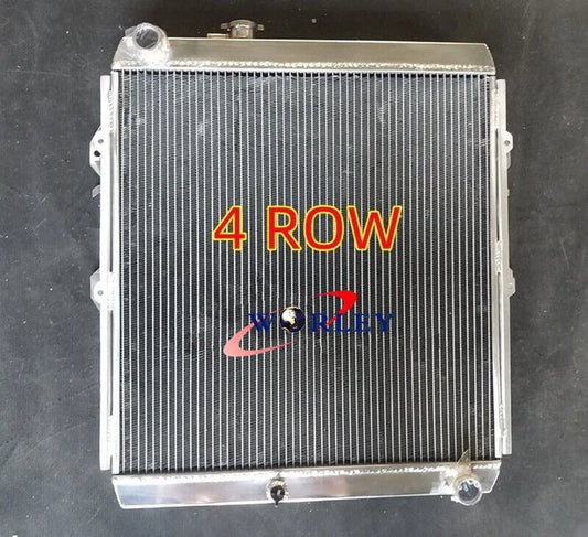 3 Row Aluminum Radiator + Fan for Hilux KZN165 LN147 LN167 1KZ-TE (1997-2005)