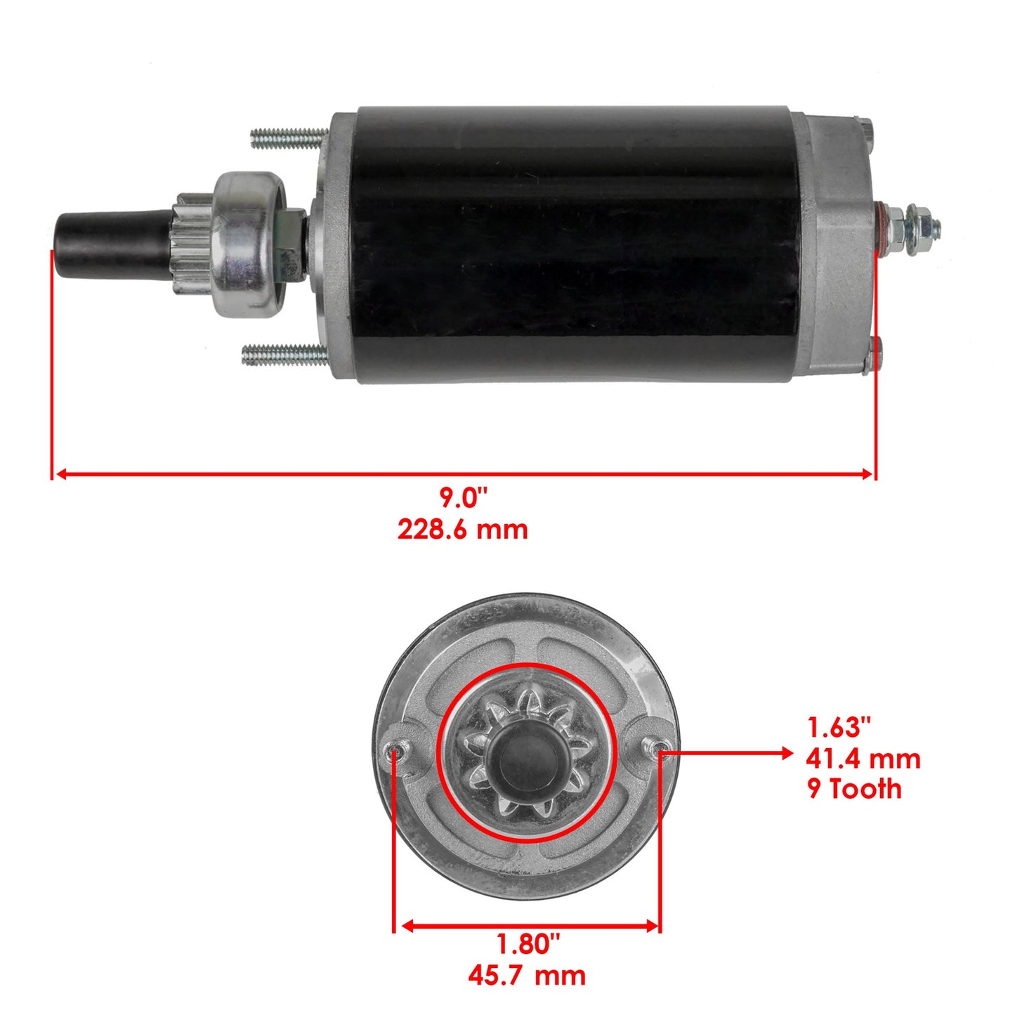 Caltric Starter Replacement for Kohler Magnum M18 M20 MV20 Engine (M18–MV20)