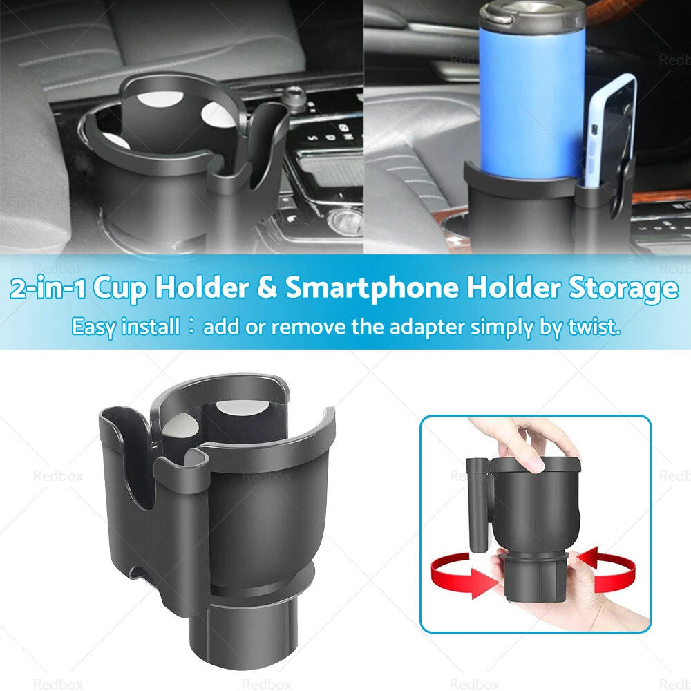 360° Adjustable Expander Cup Holder for Car Seat - Fits Most Vehicles