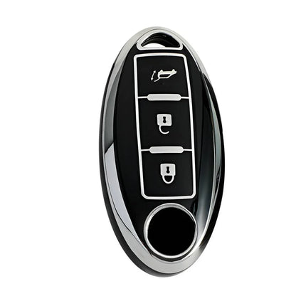 Car Key Shell Cover for Nissan Micra Juke F15 Note Tiida (2010-2023)