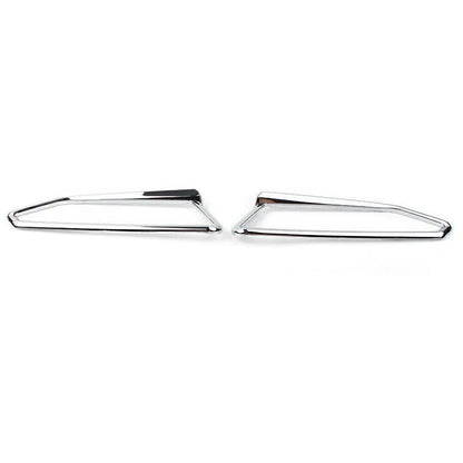 Motor Gloss Chrome Front Light Trim Accents for Honda Goldwing GL1800 (2018-2023)
