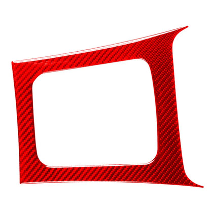 Red Carbon Fiber Gear Shift Panel Cover for Subaru Forester (2008-2013)