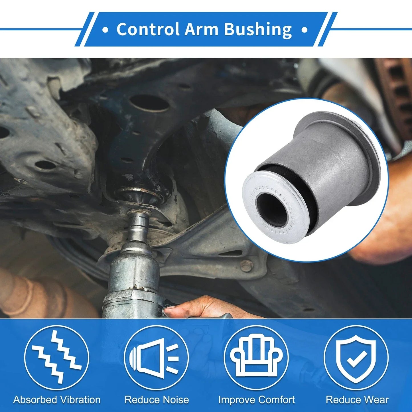 Front Lower Control Arm Suspension Bushing for LEXUS LX570, TOYOTA LAND (2008-2021)