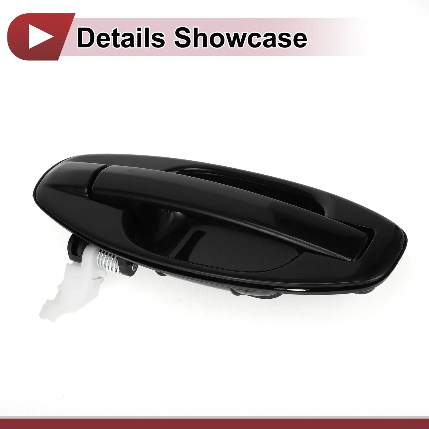 Exterior Door Handle for Hyundai Santa Fe Rear Left (2013-2018) Black