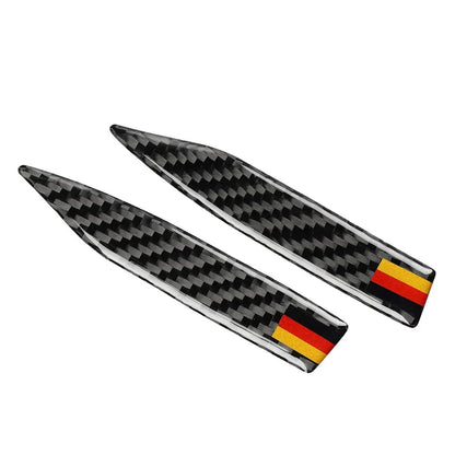 Carbon Black Universal Side Mirror Anti-Collision Protector Trim