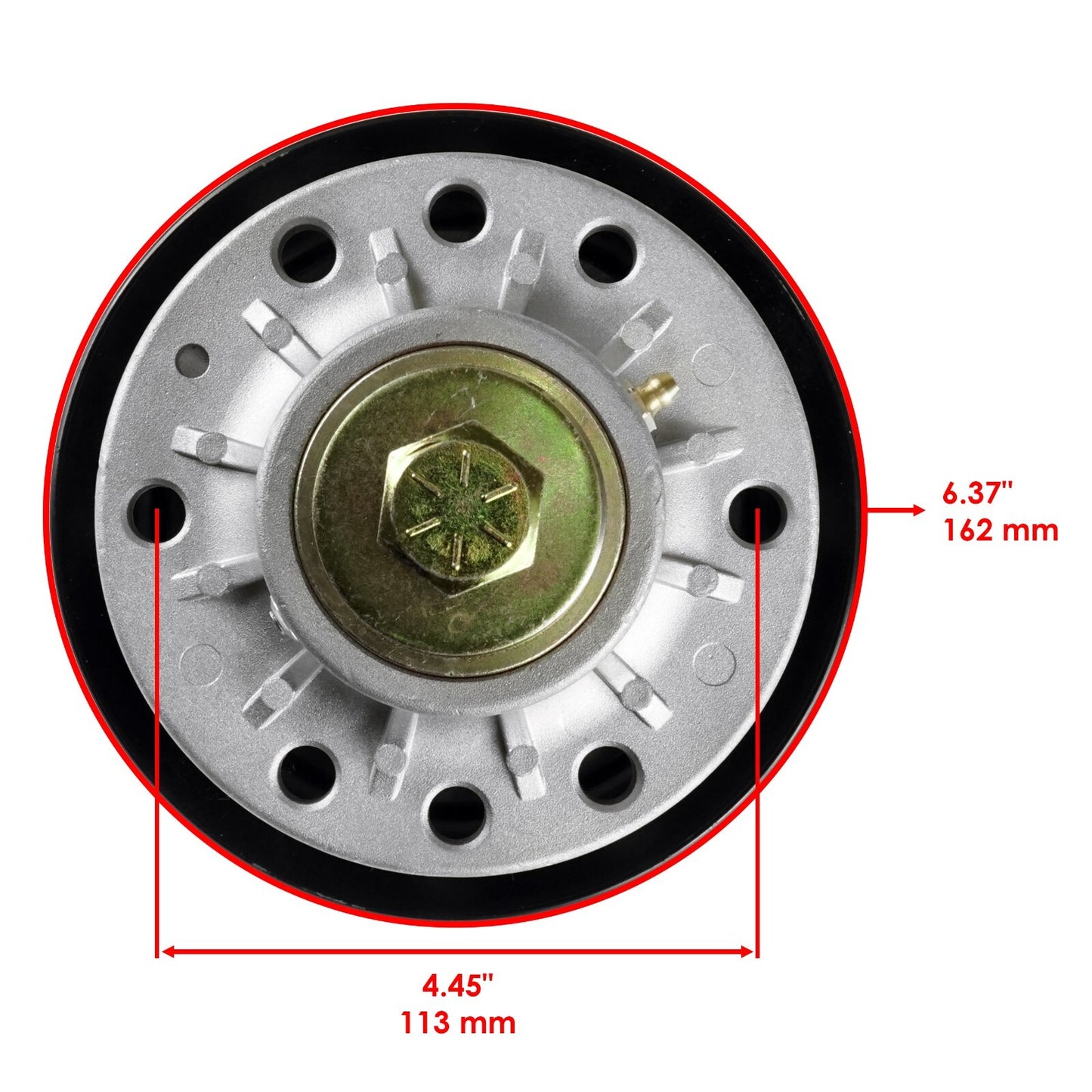 Deck Spindle Assembly with Pulley and Blade for Exmark (2005–2018)