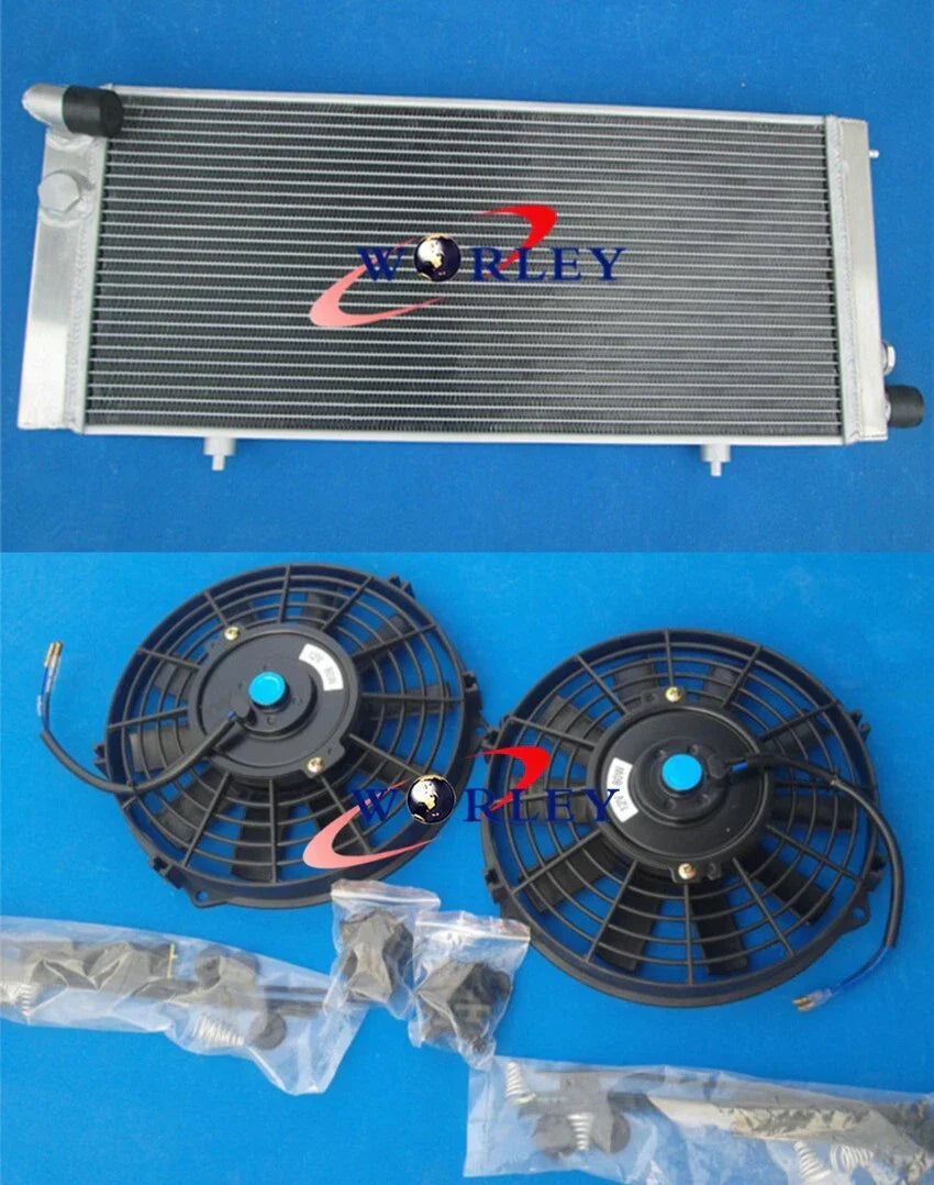 Aluminum Radiator & Fan for Peugeot 205 GTI 1.9L (1986-1993)