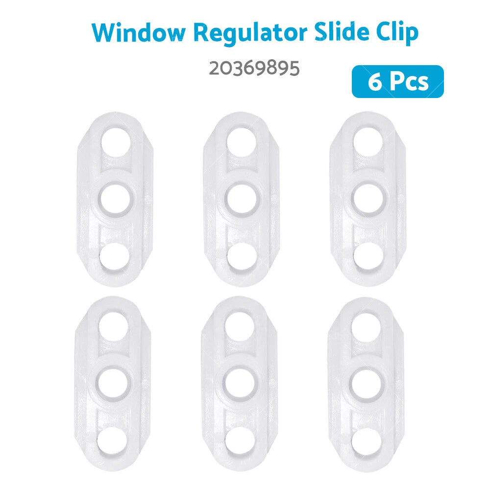 6 x Window Regulator Slide Clips for Holden Commodore VT VU VX VY (1997-2007)