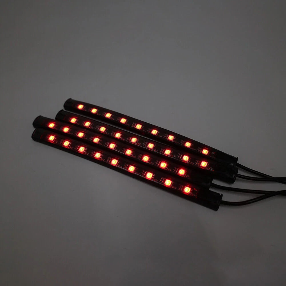 36LED RGB Remote Control Decorative Foot Lamp for Car
