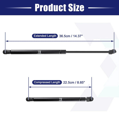 2 x Front Hood Lift Supports for Hyundai Sonata (2015-2017)