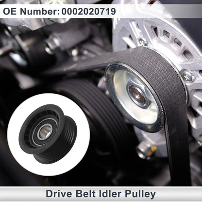 Drive Belt Idler Pulley for Mercedes-Benz S-Class (1999-2013) 1 x Pc
