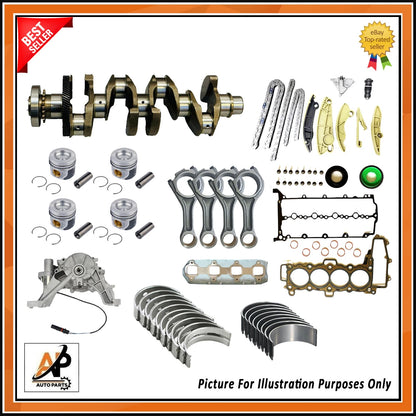 Forged Crankshaft and Rebuild Kit for Jaguar Land Rover 2.0 D (204DTD)