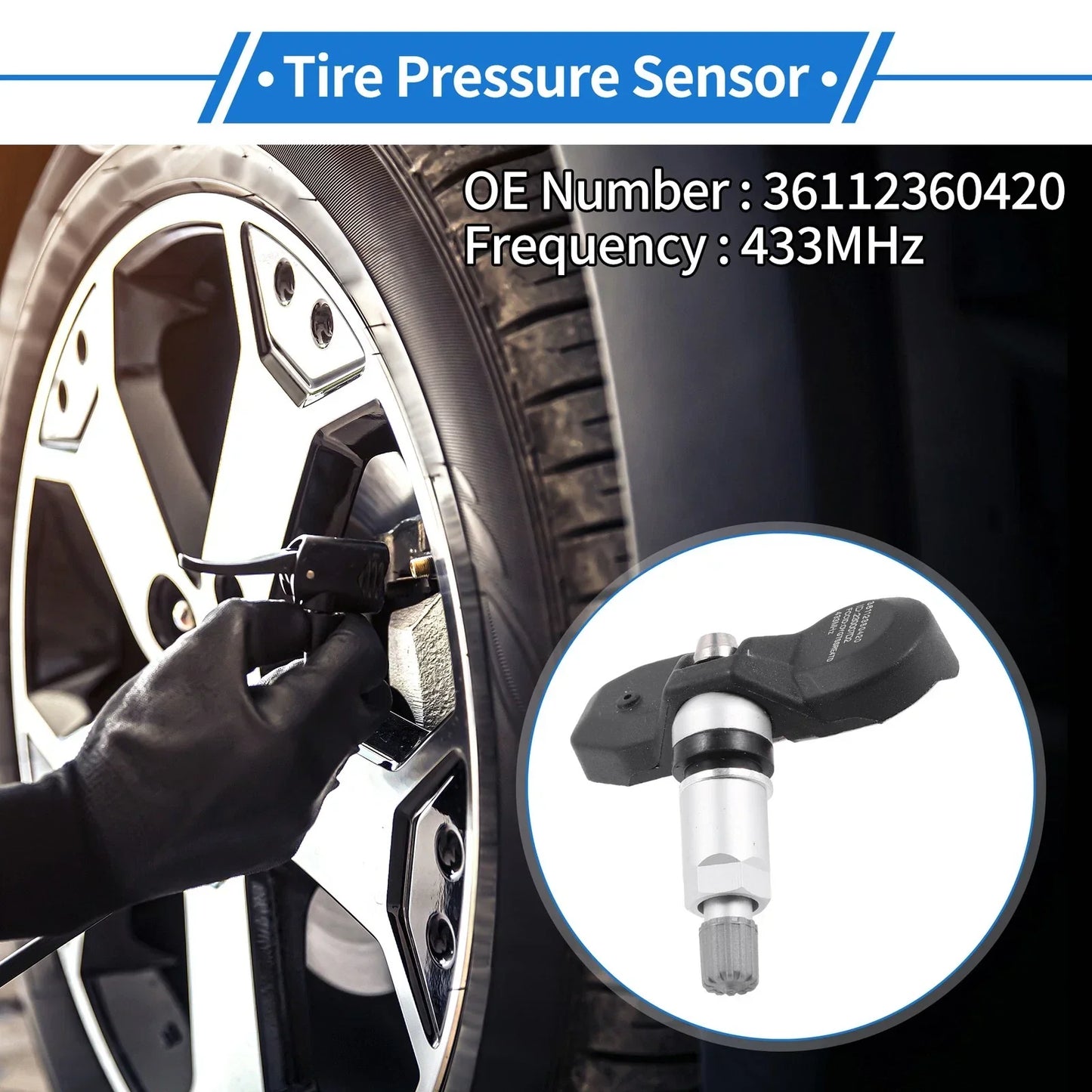 Tire Pressure Sensor for BMW 7 Series E38 E65 E66 E67 (1998-2003)