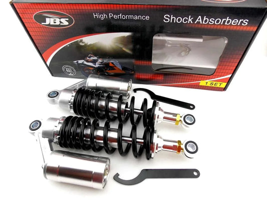 12 Inch JBS Nitrogen Shock Absorbers for Harley HD FXDC Dyna Super Glide (2006-2017)