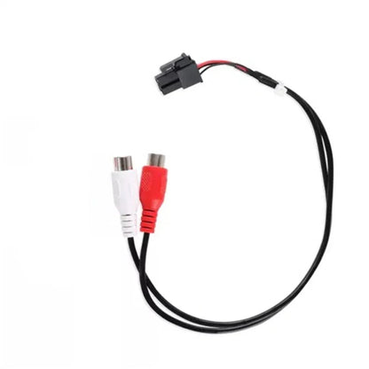 4-pin Signal Input Harness Connector to Low-level RCA for Various Models