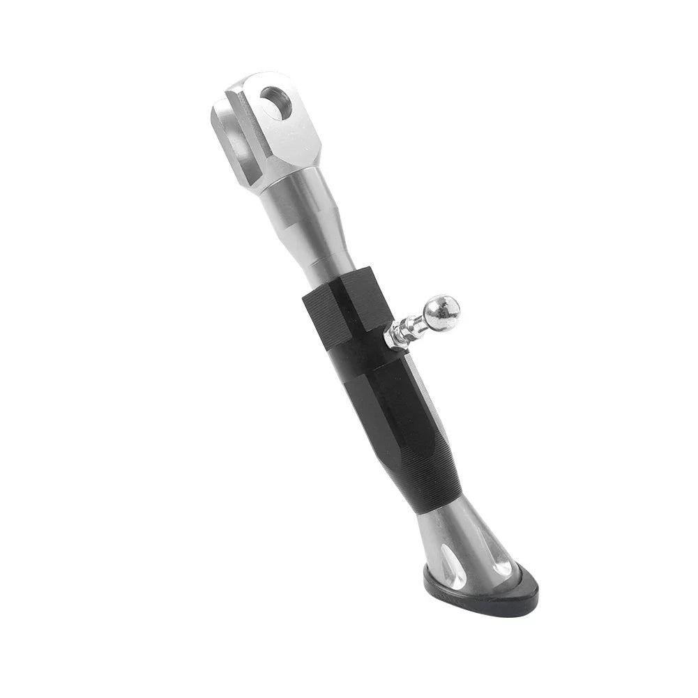 Universal Adjustable Kickstand Foot for Silver Motorcycle