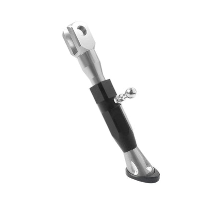 Universal Adjustable Kickstand Foot for Silver Motorcycle
