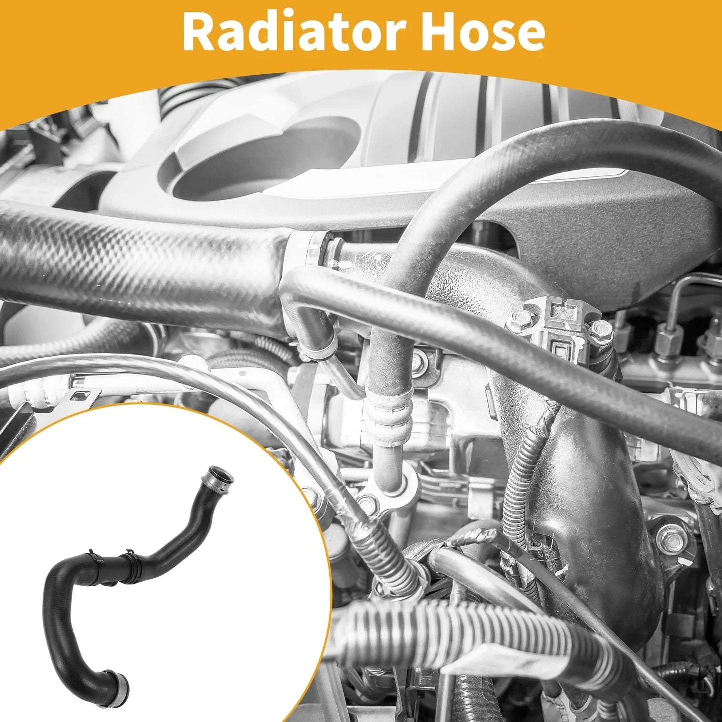 Radiator Hose for Mercedes-Benz C350, GLK350 (2012-2015)