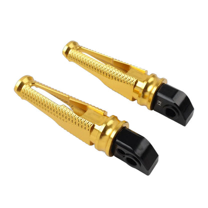 Gold Rear Passenger Foot Pegs for Daytona 675, 955i, Tiger 1050 (2006-2017)