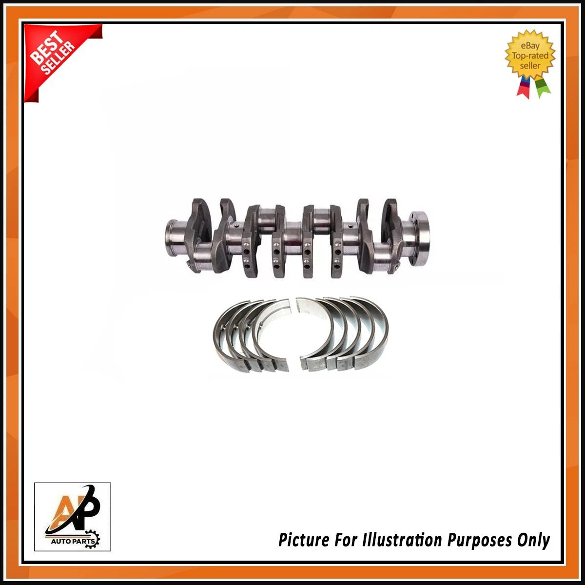 Crankshaft Main and Big End Bearing Set for Ford Transit 2.4 TDCi (2005–2014)