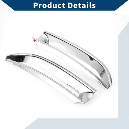 Car Rear Left & Right Covers for Honda CRV (2012-2014) - ABS Silver Tone