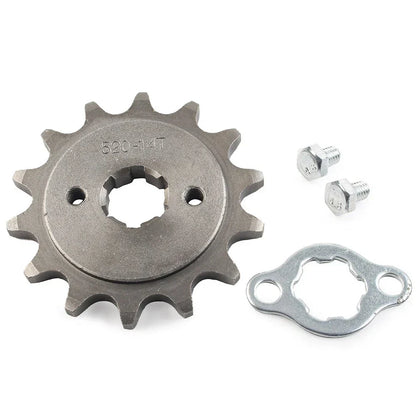 14T Chain Front Sprocket Cog for 125cc-250cc Dirt Pit Bike ATV Go Kart