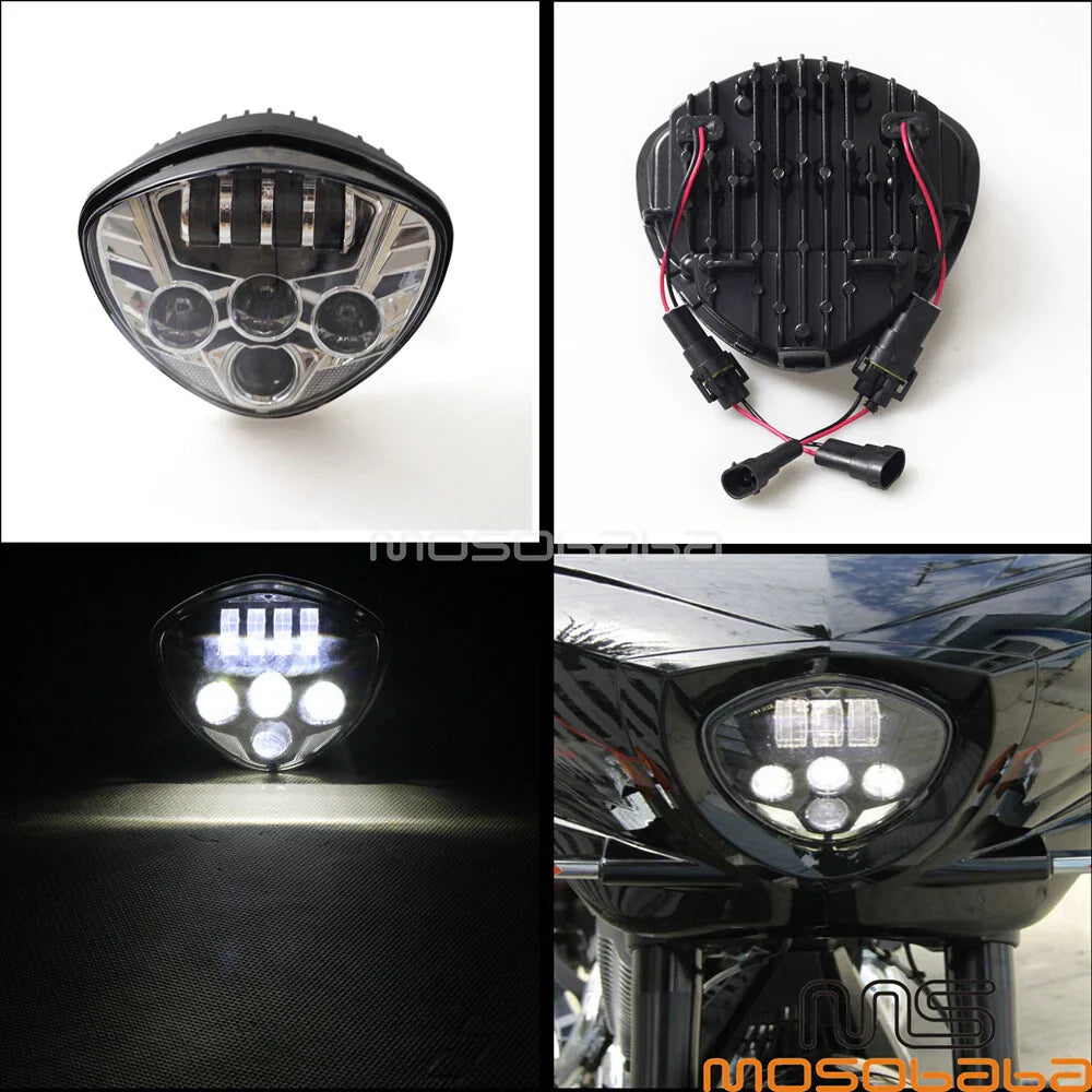 100W LED Headlight HI/LO Beam for Victory Cross Country Cruiser (2007-2016)