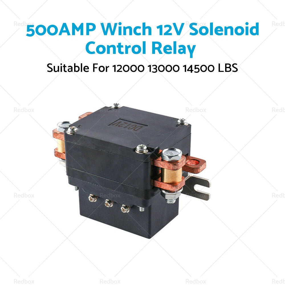 500AMP 12V Winch Solenoid Control Relay for 12000-15000 LBS Winches