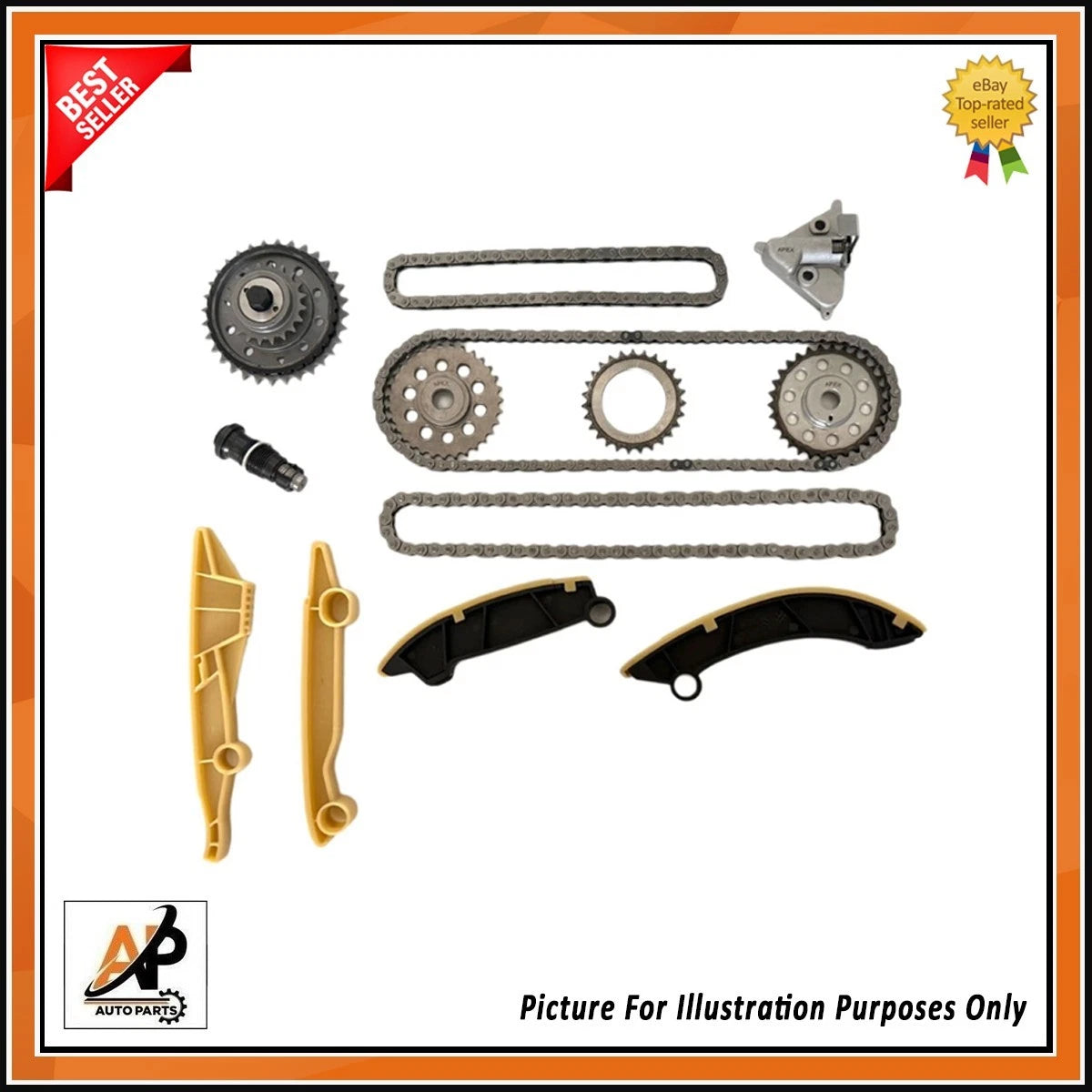 Engine Timing Chain Kit with Gear Replacement for Jaguar XF Land Rover (2007–2020)