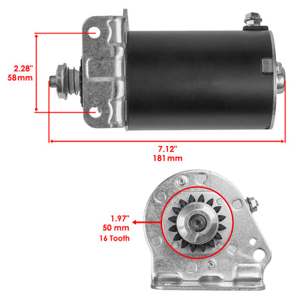 Briggs Starter Motor Replacement for John Deere Lawn Tractors (2016–2022)