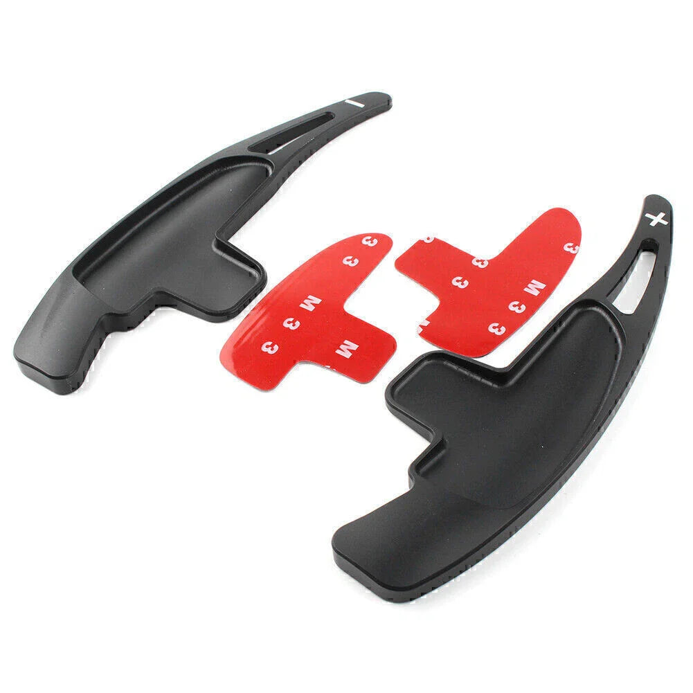 Black Steering Wheel Shift Paddle Extensions for Mercedes Benz W176 C63