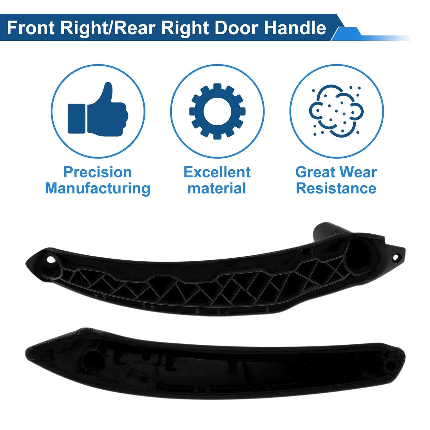 Inner Door Panel Handle for BMW X5 X6 E70 E71 E72 (2007-2013) Black