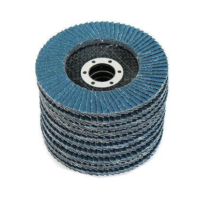 5 Inch Flap Sanding Discs for Angle Grinders - Metal, Wood, Plastic