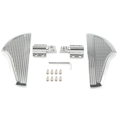 Rear Floorboards Foot Pegs for Harley Dyna Softail Electra Glide V-Rod