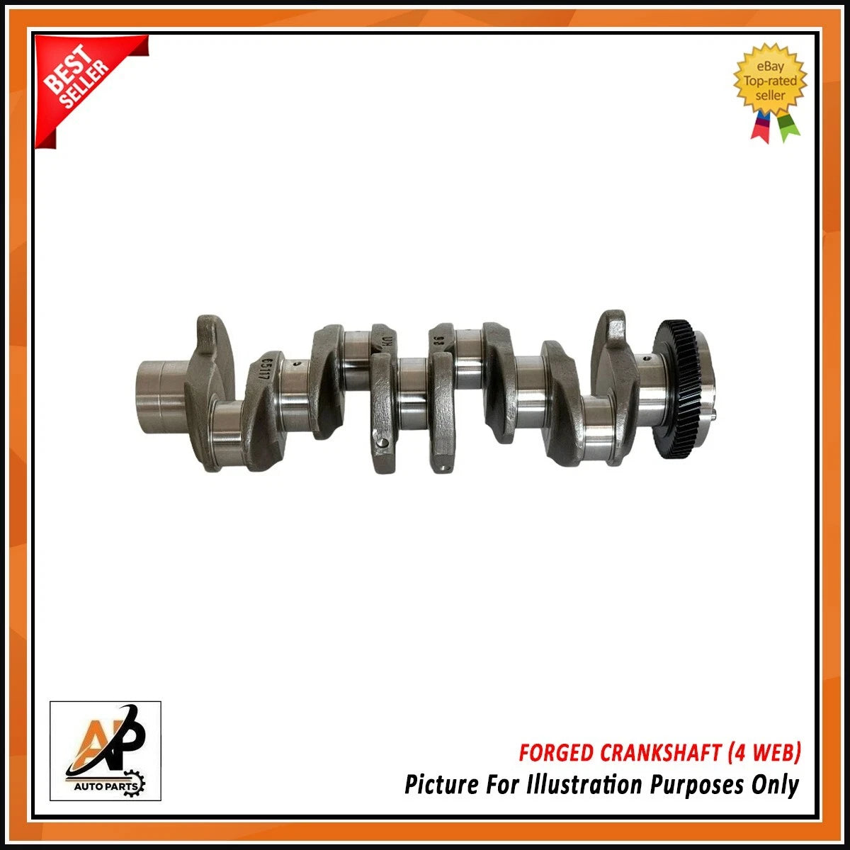 Forged Crankshaft OEM Replacement for Mercedes OM651 C Class W204 (2010–2015)
