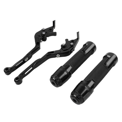 Folding Extendable Brake Clutch Levers & Handlebar Grips for BMW F900R (2020-2023)