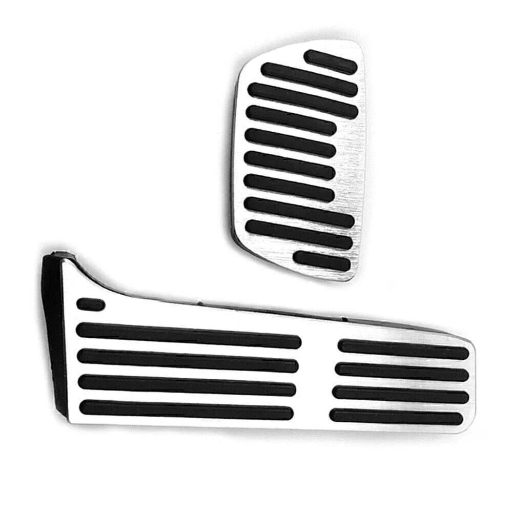 Silver Gas Brake Foot Pedal Covers for Toyota Camry (2018-2020)  Pieces