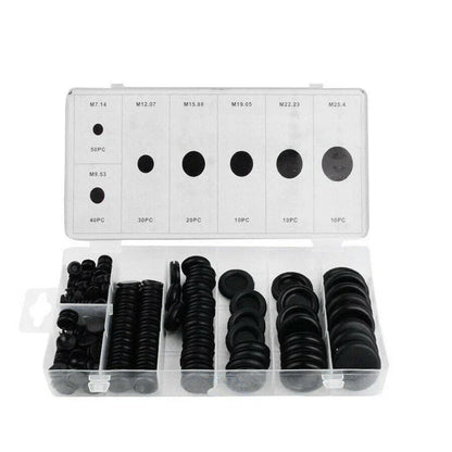 170 Pcs Mixed Rubber Grommets for Car Panel Hole Plugs & Electrical Wires