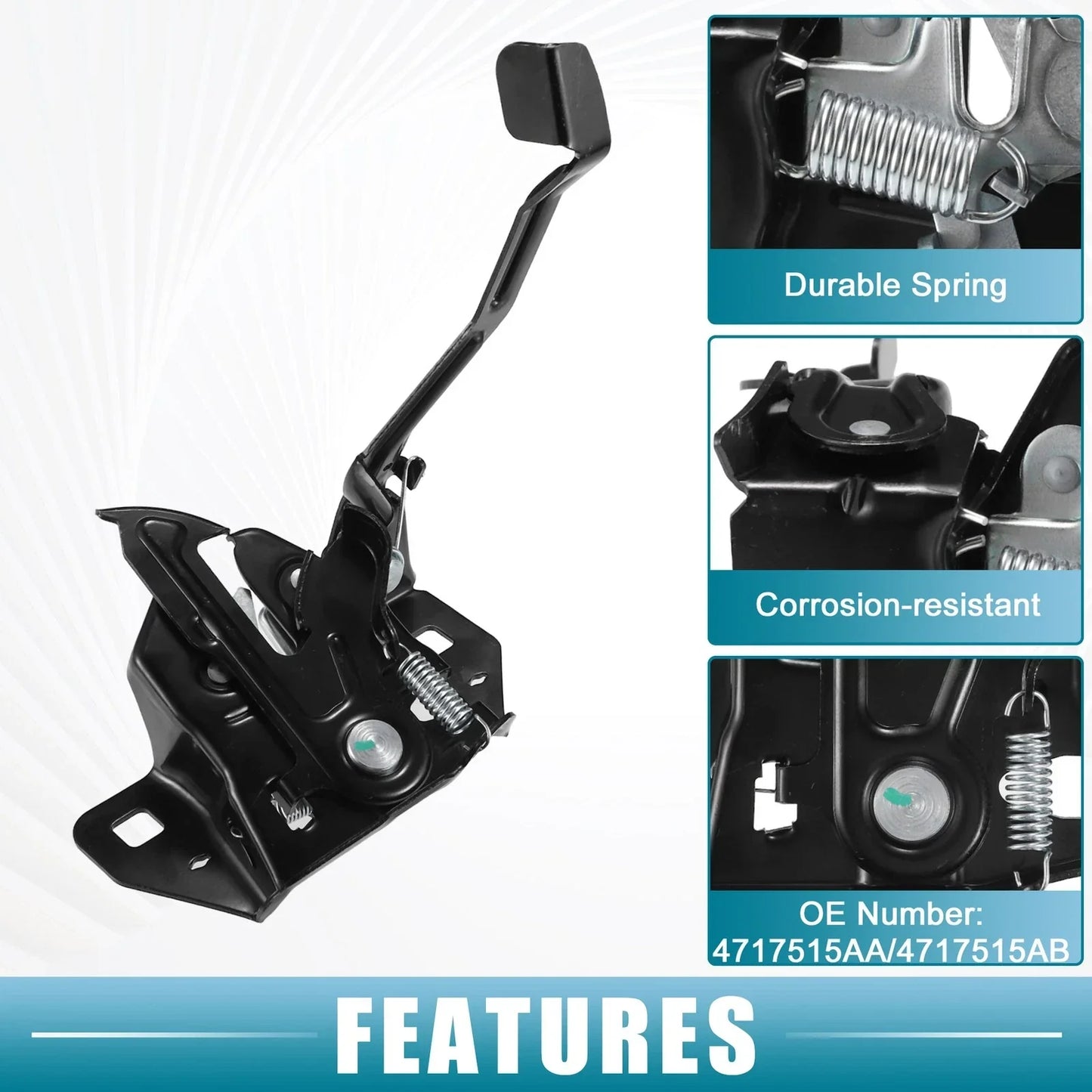 Hood Latch Lock Assembly for Dodge Grand Caravan (2001-2007)