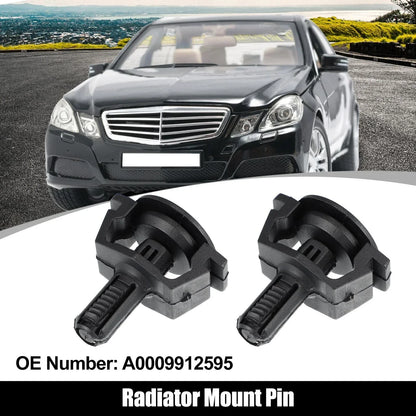 2 x Radiator Mount Pins for Mercedes Benz E320 E500 E55 CLS500 CLS55 (2003-2009)