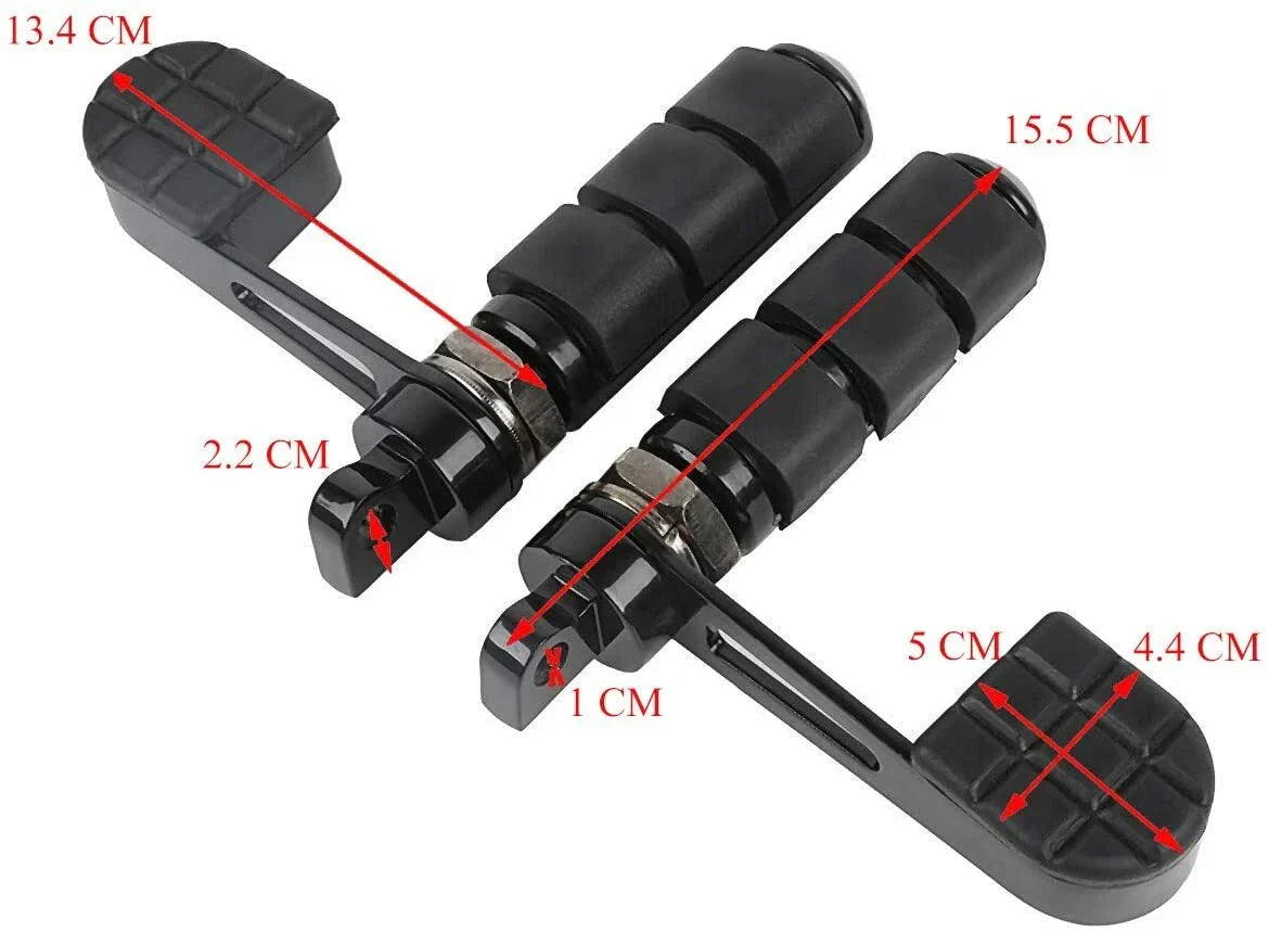 Anti Vibration Stirrup Heel Foot Pegs for Harley Softail Sportster 883 1200