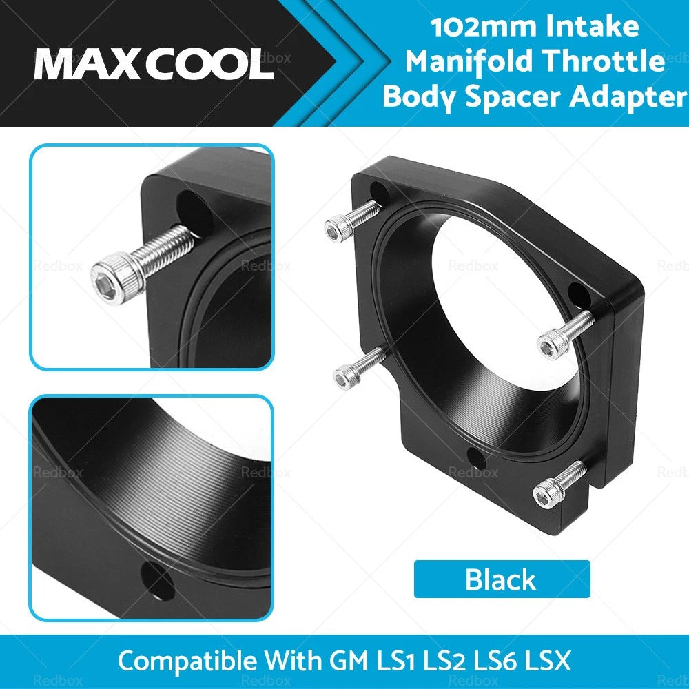 102mm Throttle Body Spacer Adapter for GM LS1 LS2 LS6 (2001-2009)