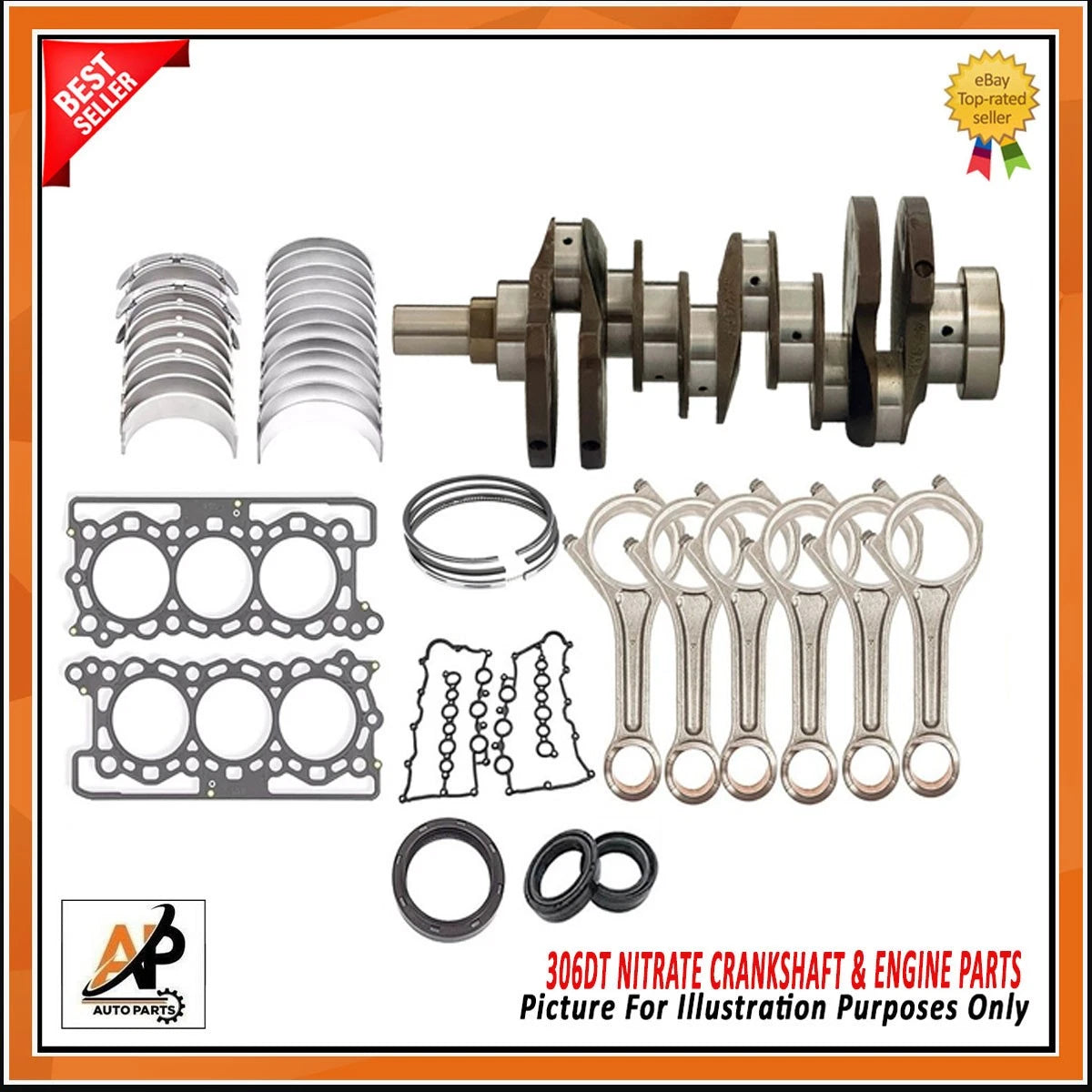 Engine Rebuild Kit Heavy Duty for Land Rover Range Rover 306DT (1989–1994)
