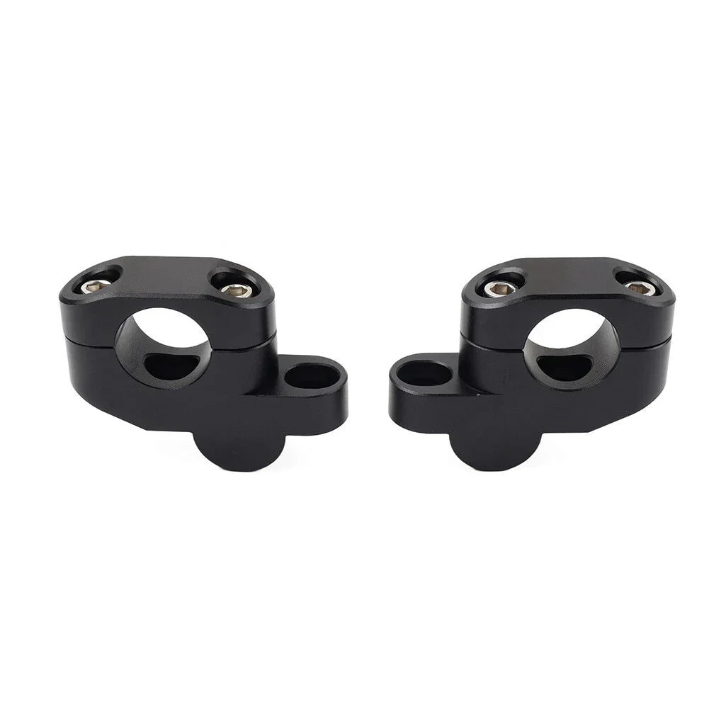28mm Offset Handlebar Clamp Mount for Honda, Suzuki, Yamaha, Kawasaki