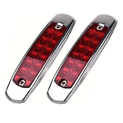 12LED Red Sealed Side Marker Clearance Lights for Trailer Lamp