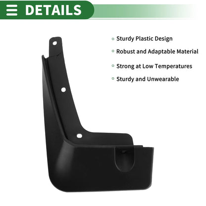 Mud Flaps Splash Guards for Hyundai IX45 (2019-2020) with Mount Accessories