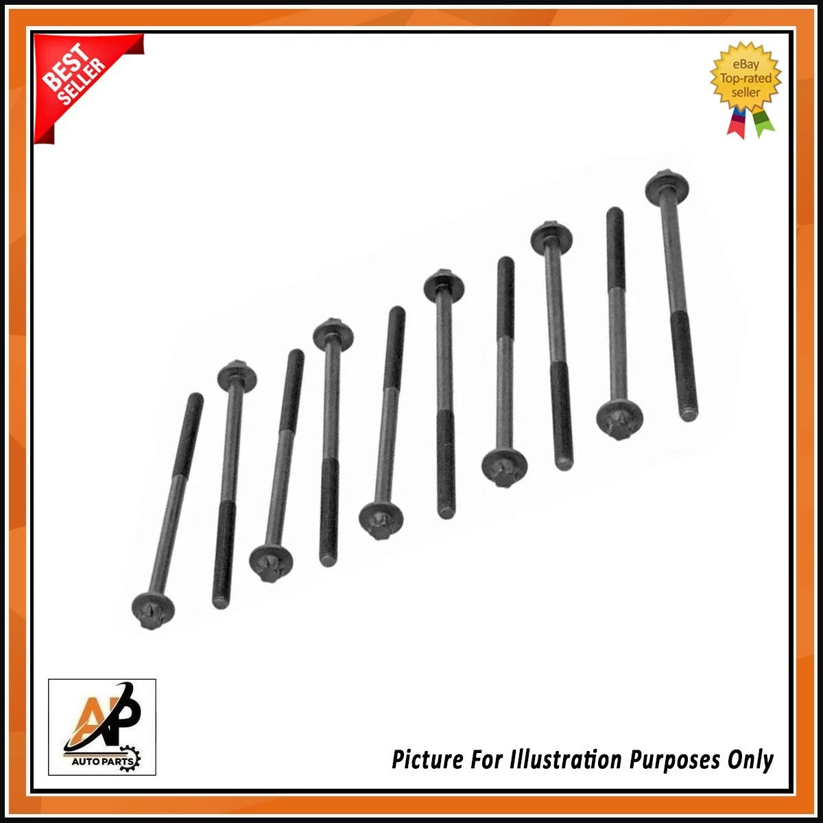 Cylinder Head Bolts OEM Replacement for BMW N47 B47 1.6 2.0 Diesel (2012–2018)