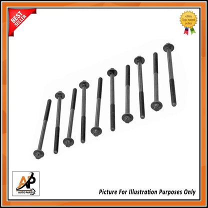 Cylinder Head Bolts OEM Replacement for BMW N47 B47 1.6 2.0 Diesel (2012–2018)