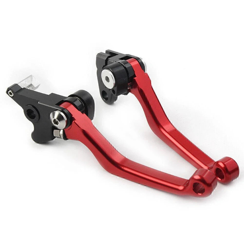 Dirt Clutch Brake Levers RED for Kawasaki KLX250 D-TRACKER (1993-1997)